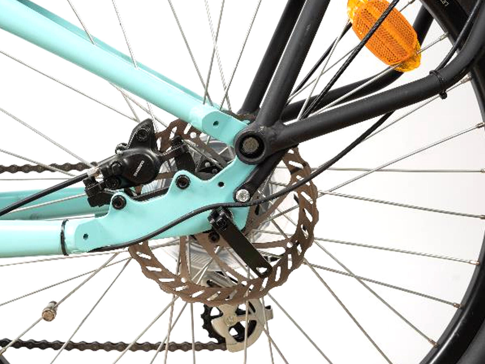 Villette Beraud longtail, midmotor cargo e-bike 13Ah 7sp 24 inch blauw 4/5