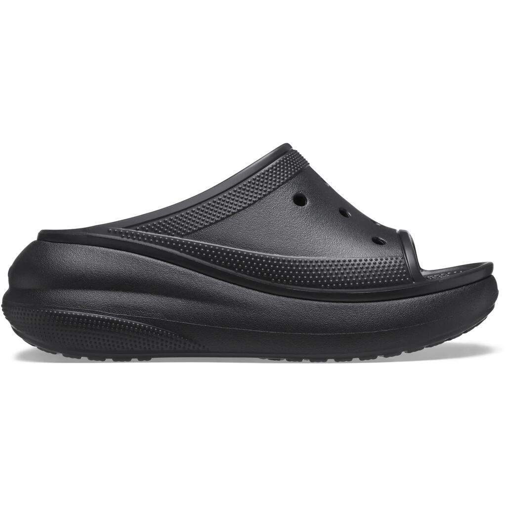 Black Crocs Crush Slide Sandals