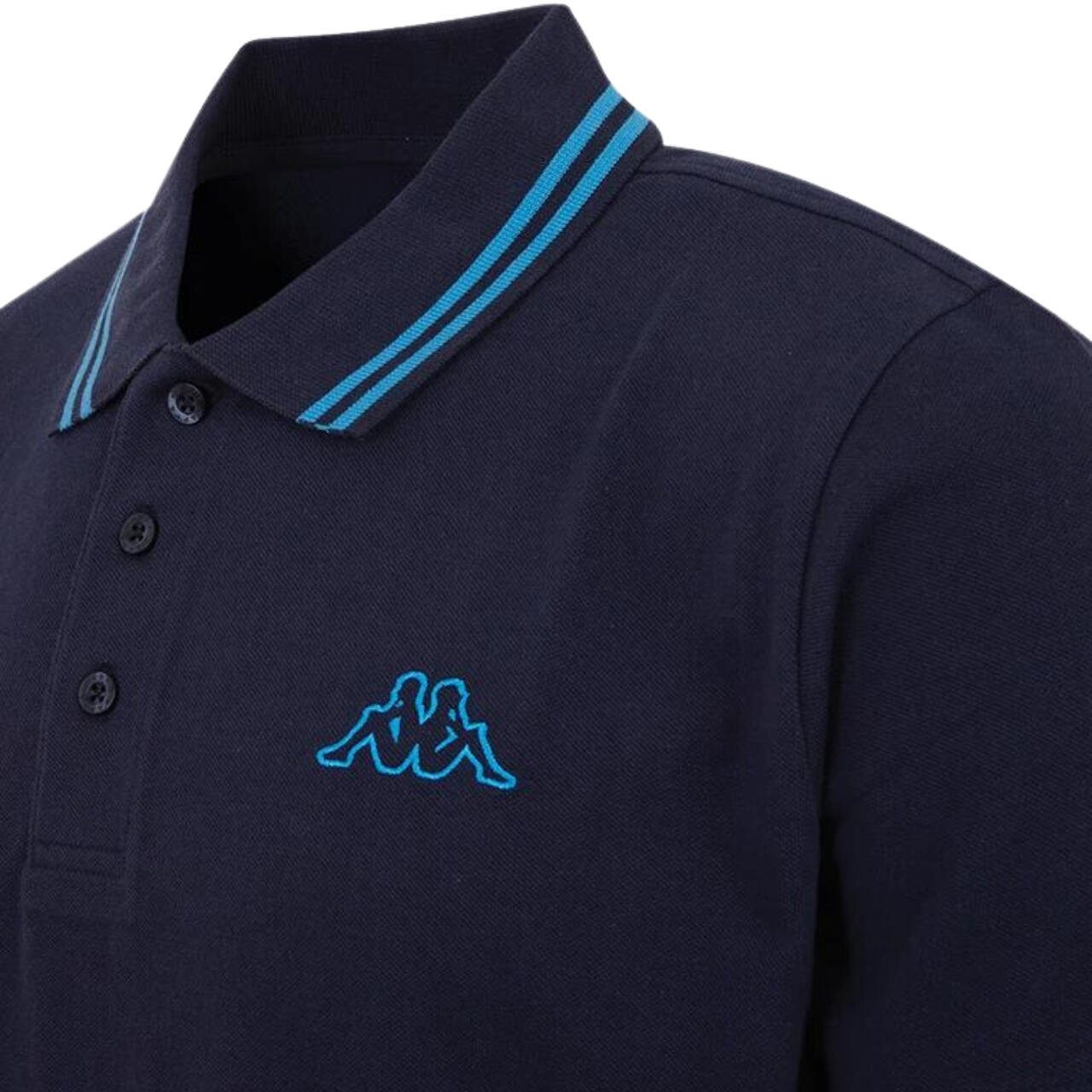 Kappa Polo Shirt, Homme, polos, bleu marine 4/4