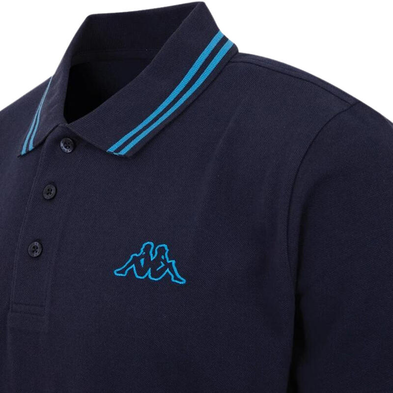 Kappa Polo Shirt, Mannen, T-shirts, marineblauw