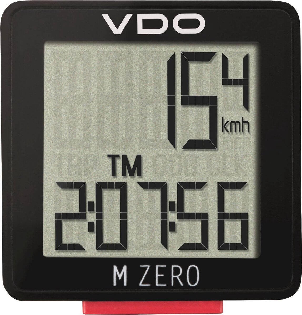 Pic VDO M Zero computer bici WR807 nero/rosso. 2/4