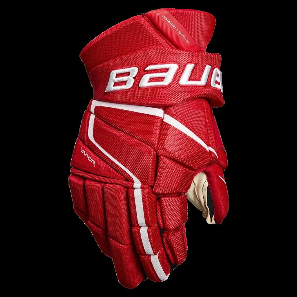 BAUER Vapor 3X Pro Intermediate red 12.0 kids Hockey Gloves
