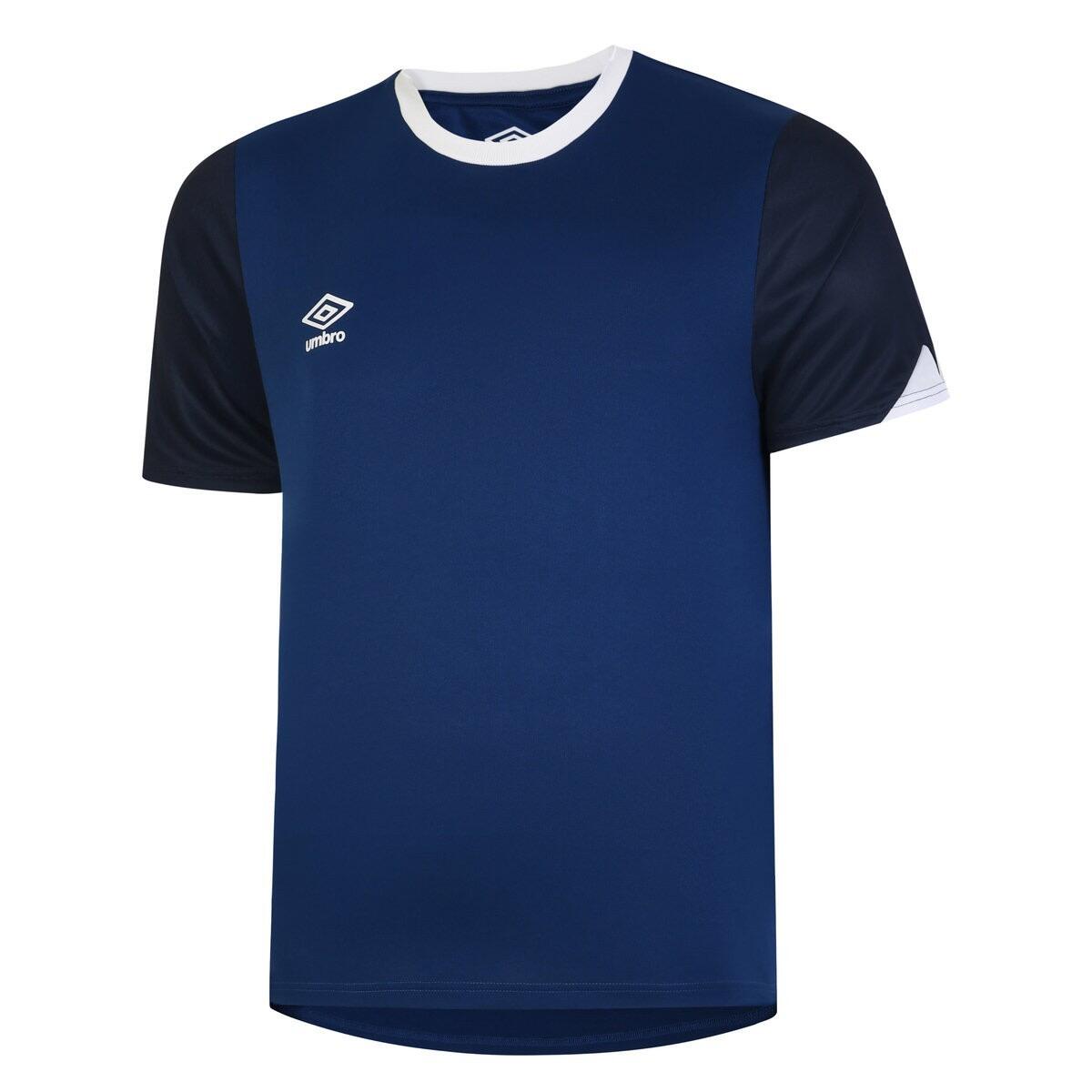 UMBRO Mens Total Training Jersey (Navy/Dark Navy/White)