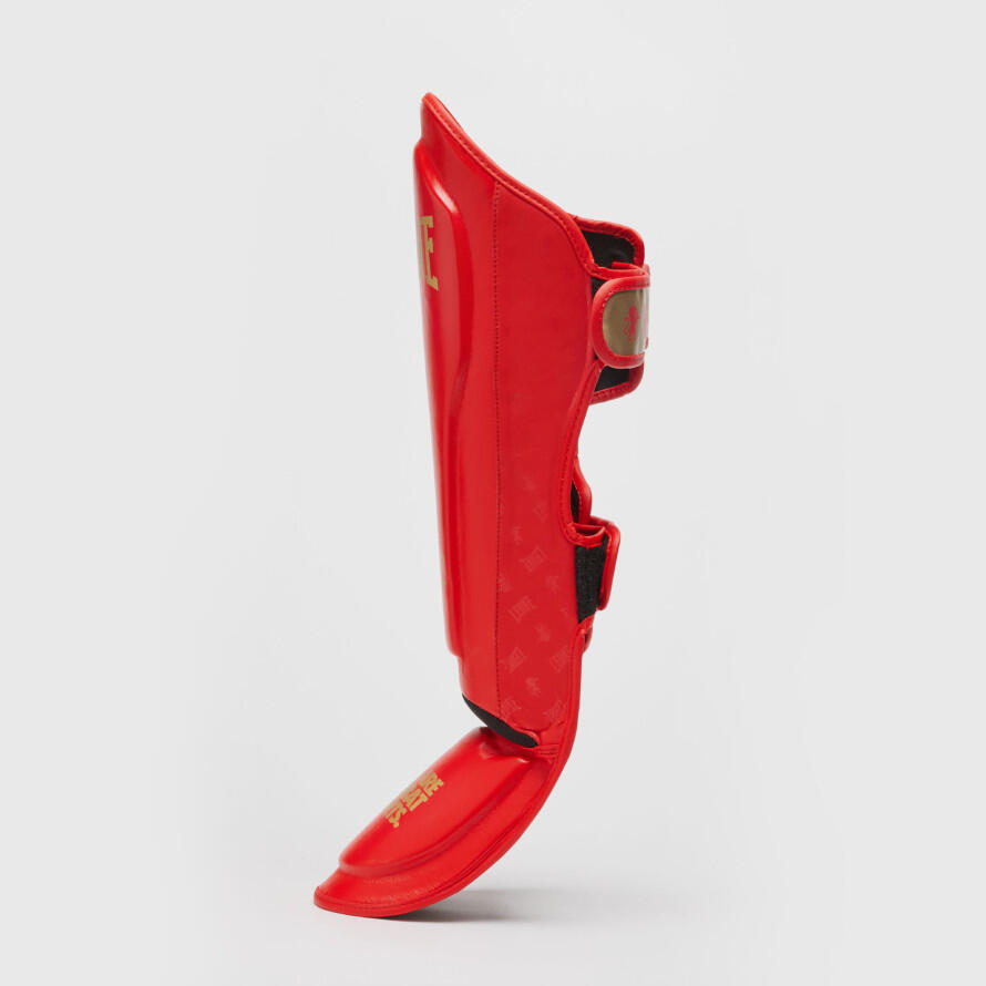 Espinilleras Leone1947 DNA rojo S 5/7