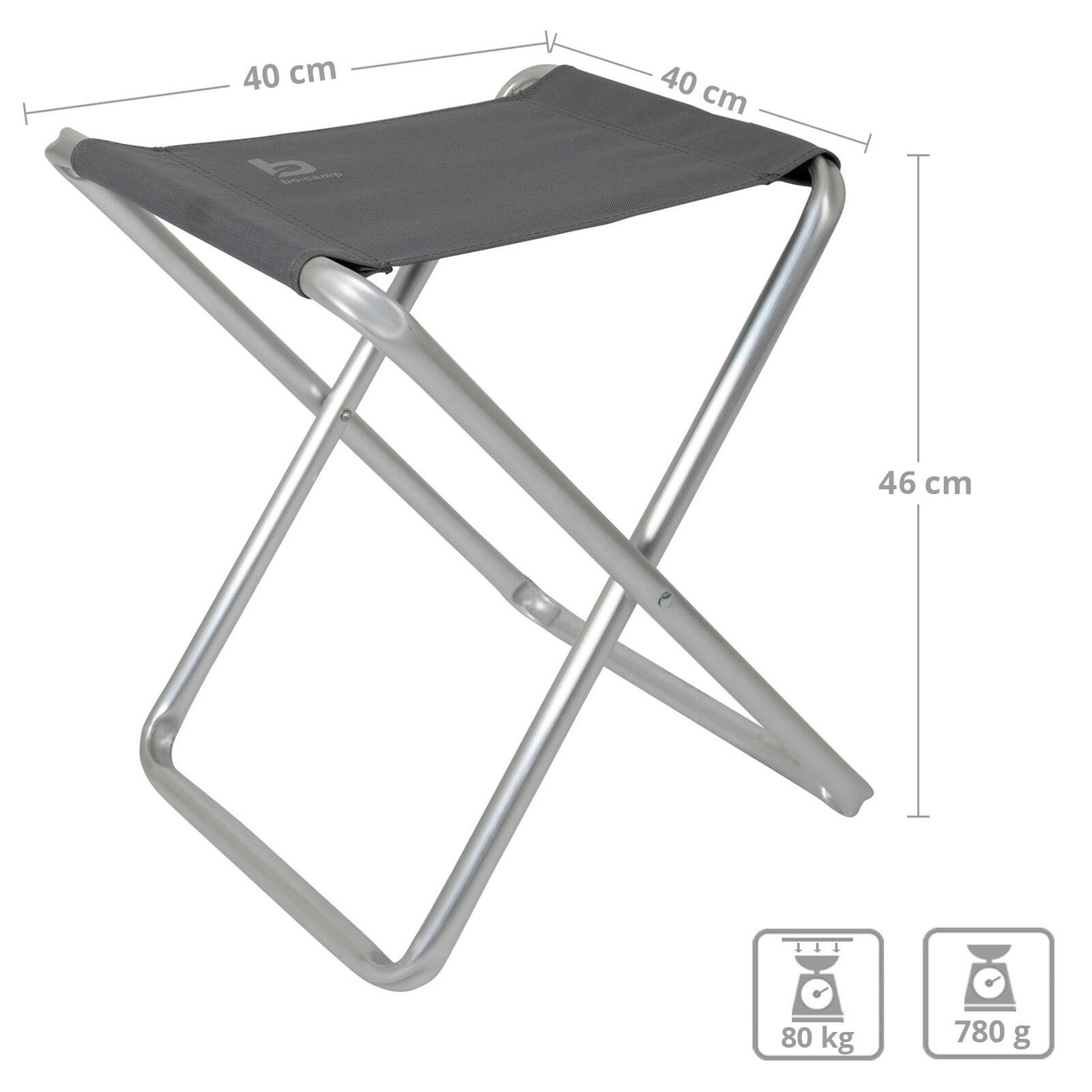 Tabouret - Pliable - Aluminium 2/7