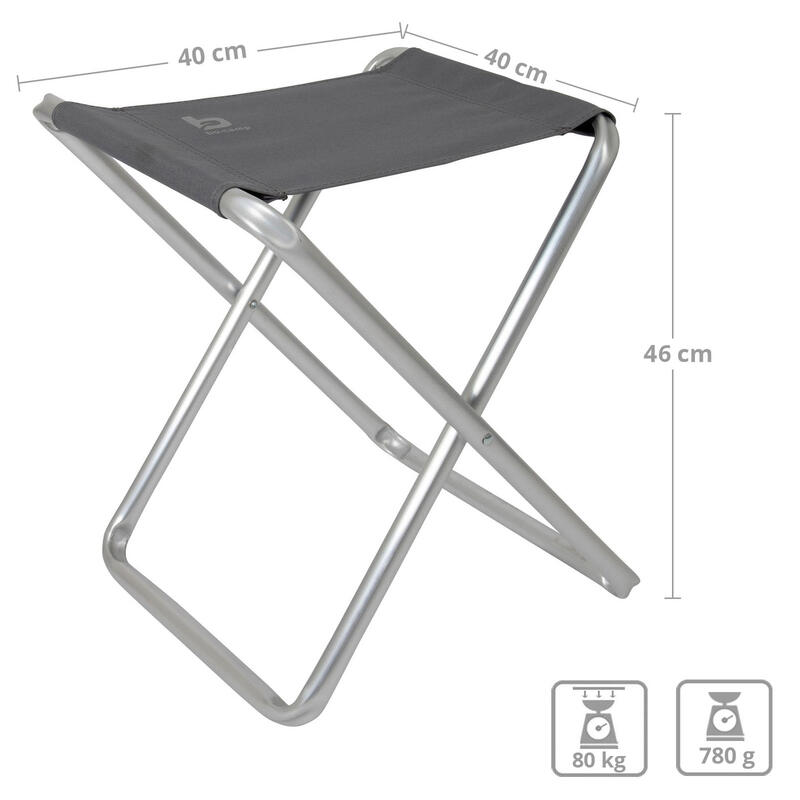 Mini taburete camping plegable aluminio asiento pesca