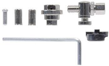 Zestaw Linek Hamulcowych Ze Stali Nierdzewnej Shimano Rollerbrake Czarny
