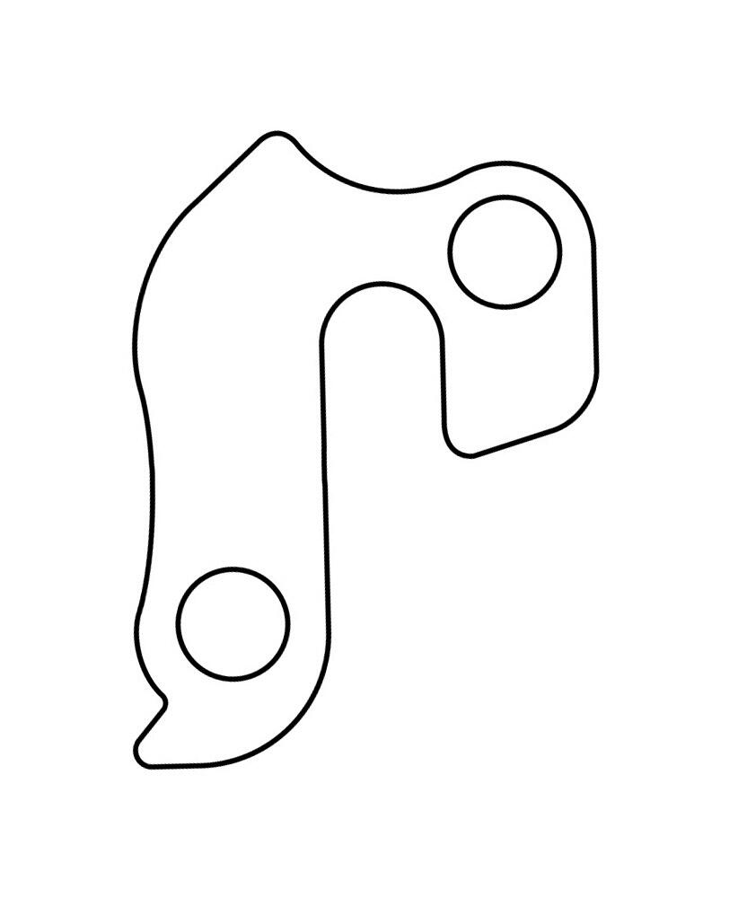 Union derailleurpad GH-006 voor verschillende merken 3/4