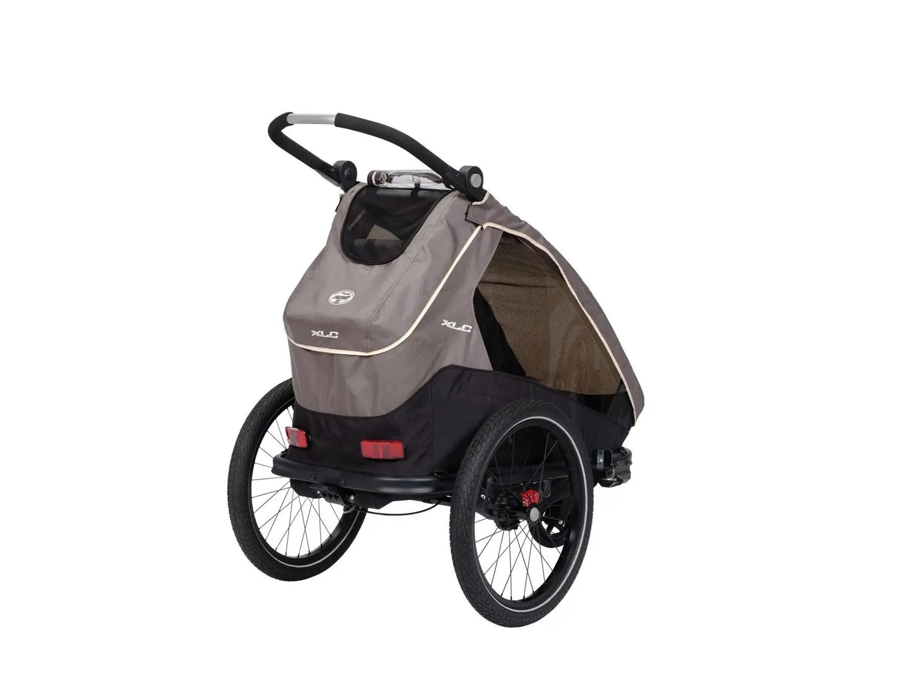 XLC Kinderanhänger MonoS grau/beige/anthrazit 7/9