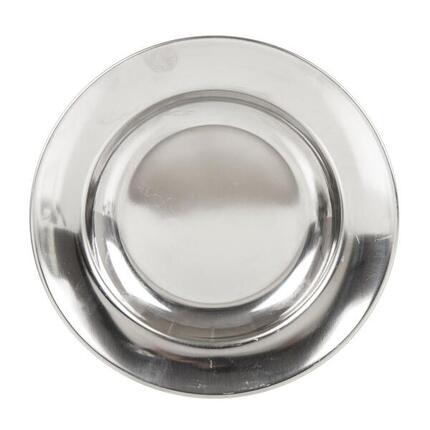 Assiette camping Lifeventure inox 228x228x25 mm légère anti-corrosion