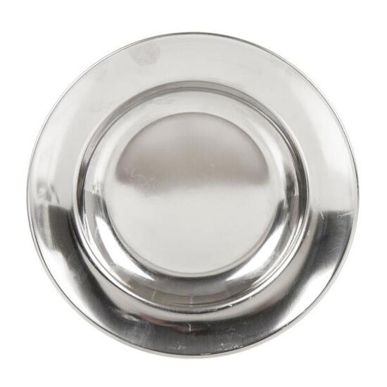 Assiette camping Lifeventure inox 228x228x25 mm légère anti-corrosion