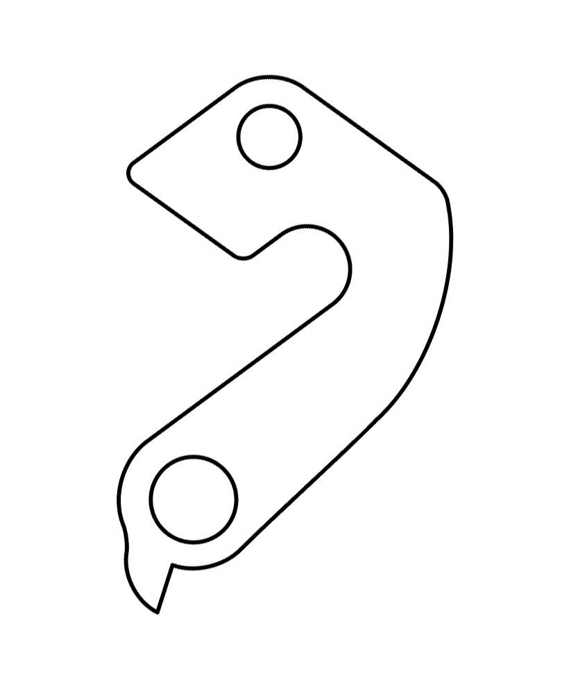 Union Derailleurpad GH-094 met M8x1.2 Schroef 4/4