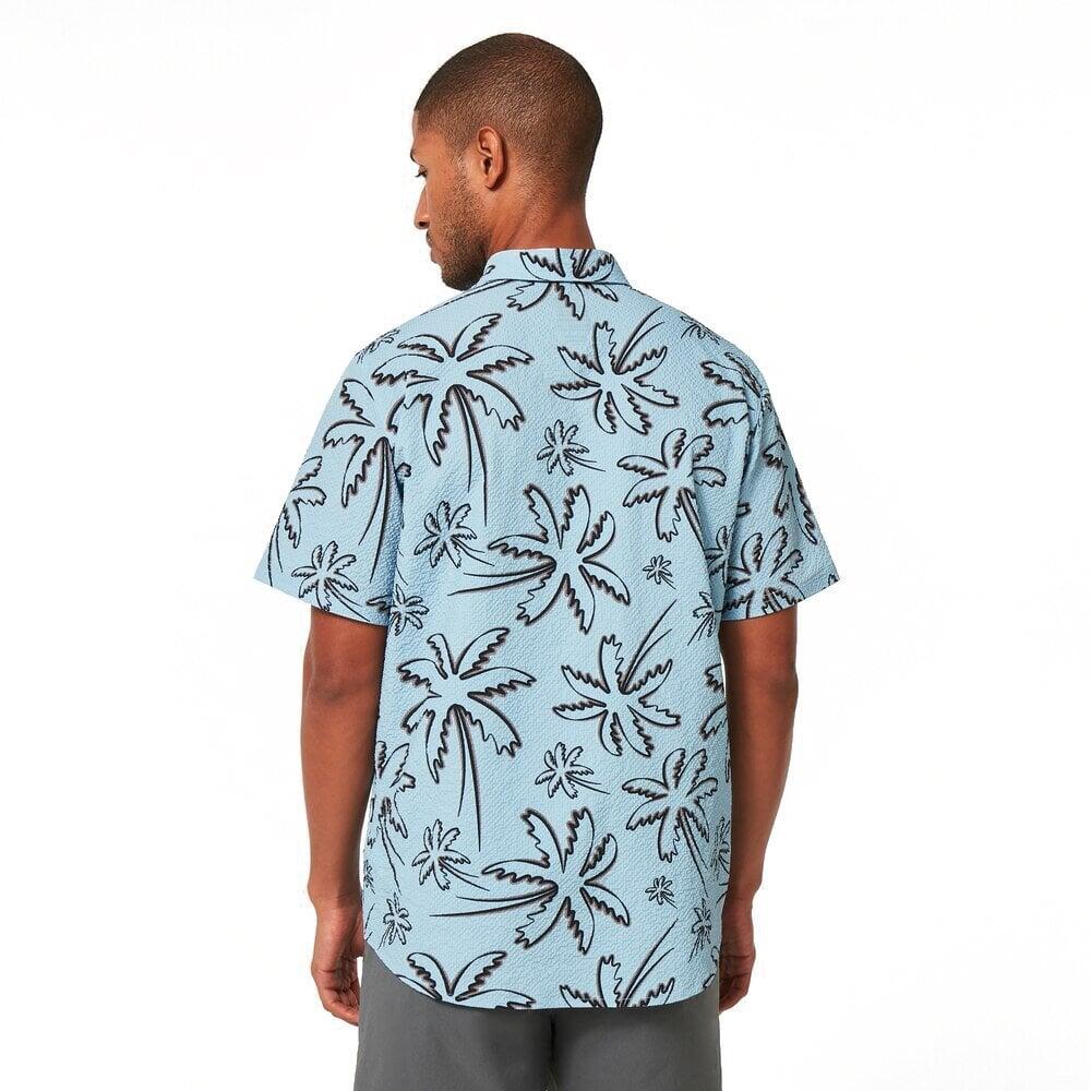 Oakley Surf Deco Palms Rc Shirt THREE LINES PALMS LT BLUE 2/6