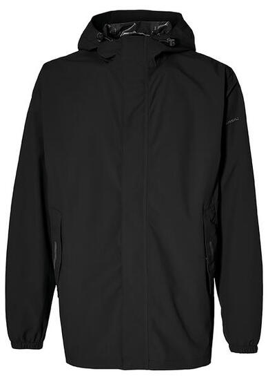 Veste de pluie pour vélo Hoga unisexe, jet black