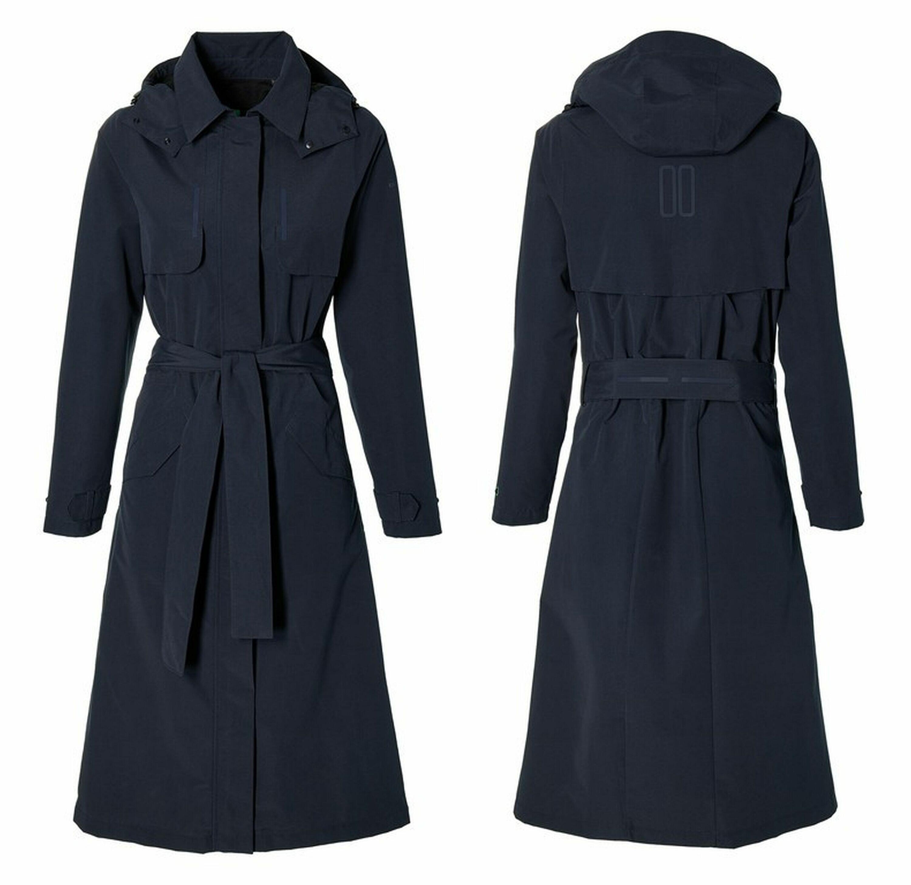 Basil Mosse trench de pluie vélo femmes bleu 3/3