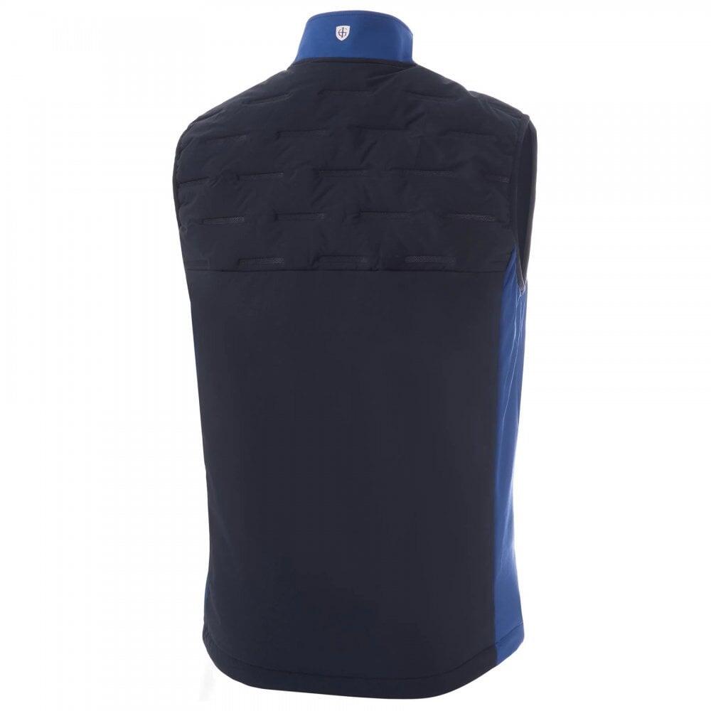 ISLAND GREEN Padded Gilet - Navy/Royal 2/4