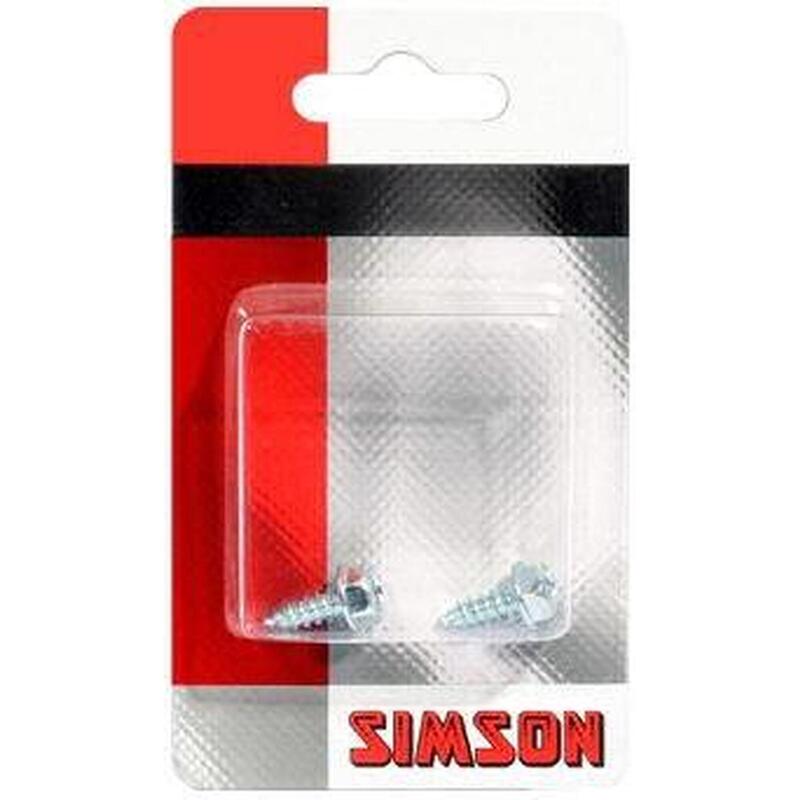 Simson Slotparkers - Ringslotbevestigingsset, 4,8x13mm, Zilver