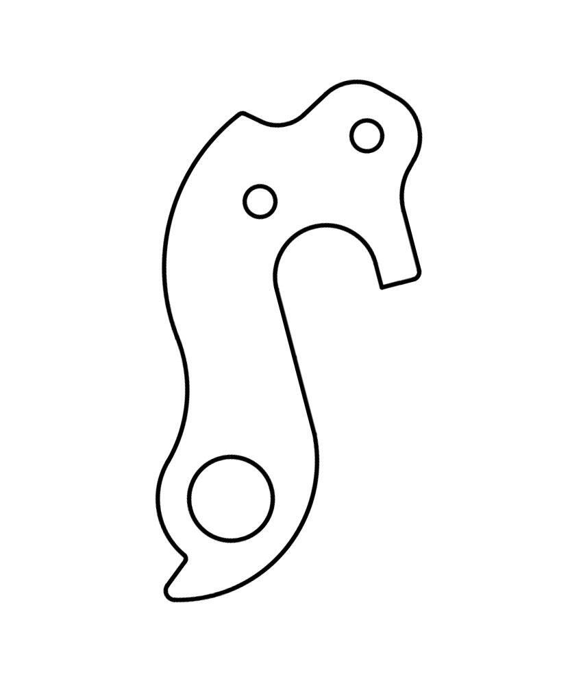 Union Derailleurpad GH-164 voor Cube Fietsen 3/4