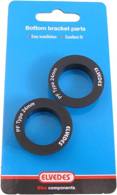 Aluminium stofkap elvedes press-fit shimano