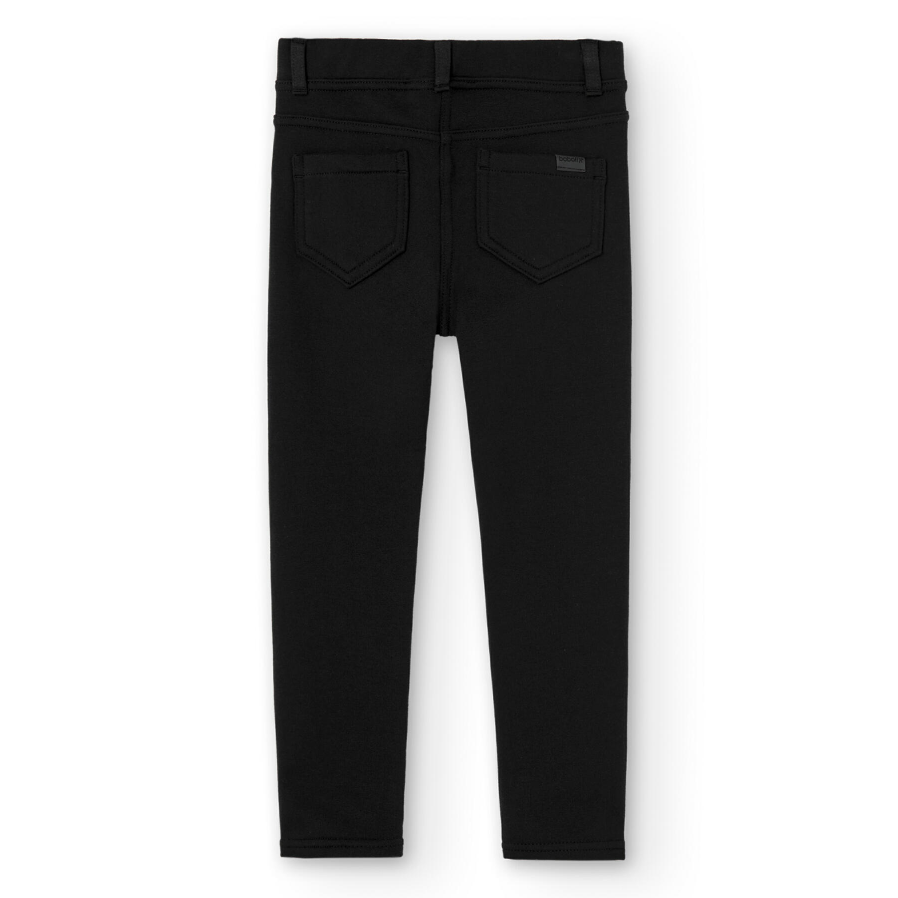 Pantalón Elástico Trekking Niña Boboli Negro 2/5