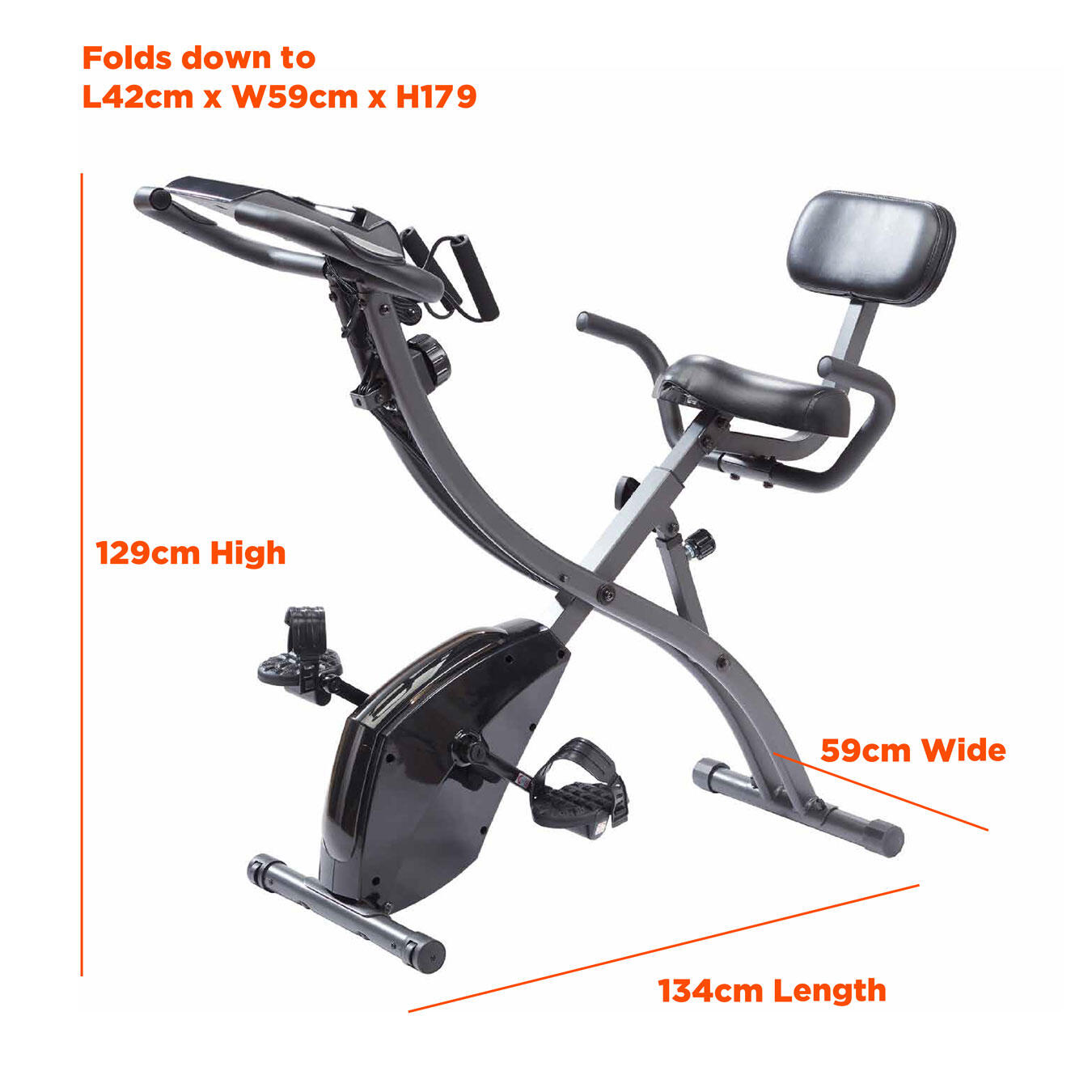 Slim Cycle 2-in-1 Exercise Bike 7/8