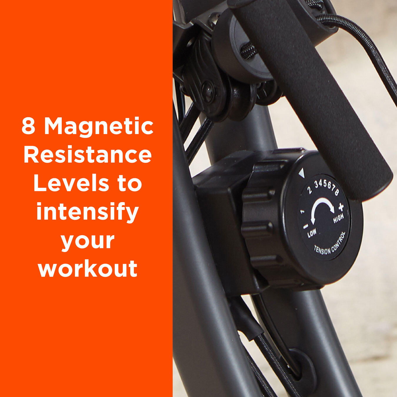 Slim Cycle 2-in-1 Exercise Bike 2/8