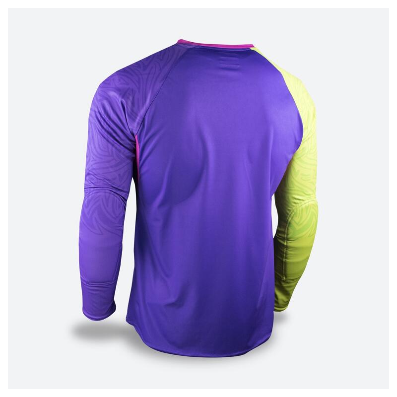 Camisa De Guarda-redes  Etnik  Adulto Amarelo Roxo/neão