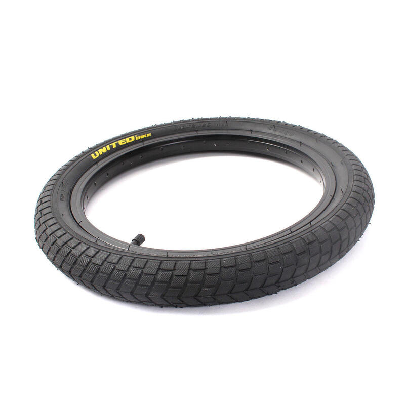 Pneu BMX Negru 16"x2,125" KHEBIKES x UNITED
