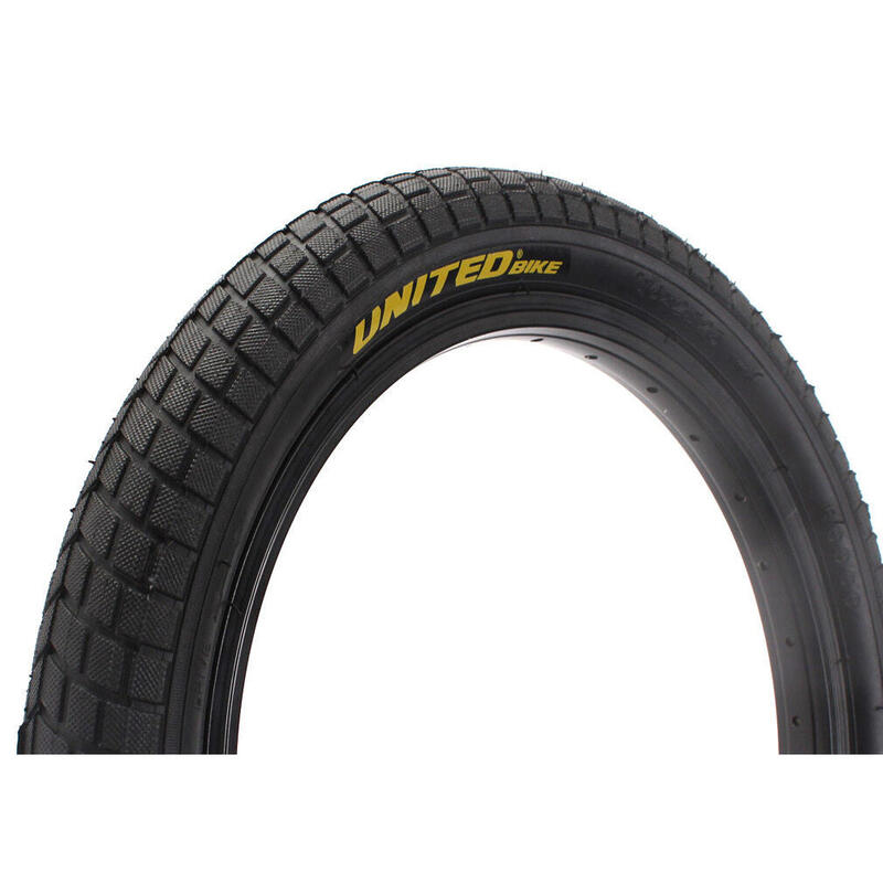 BMX TIres BLACK 16 "x2.125" KHEBIKES x UNITED