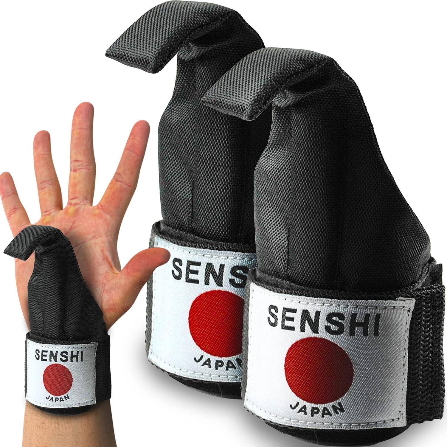 SENSHI JAPAN Senshi Japan Low Profile Weight Lifting Hooks