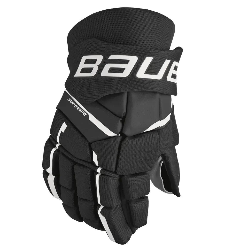 BAUER Supreme M3 Intermediate Black/white kids Hockey Gloves
