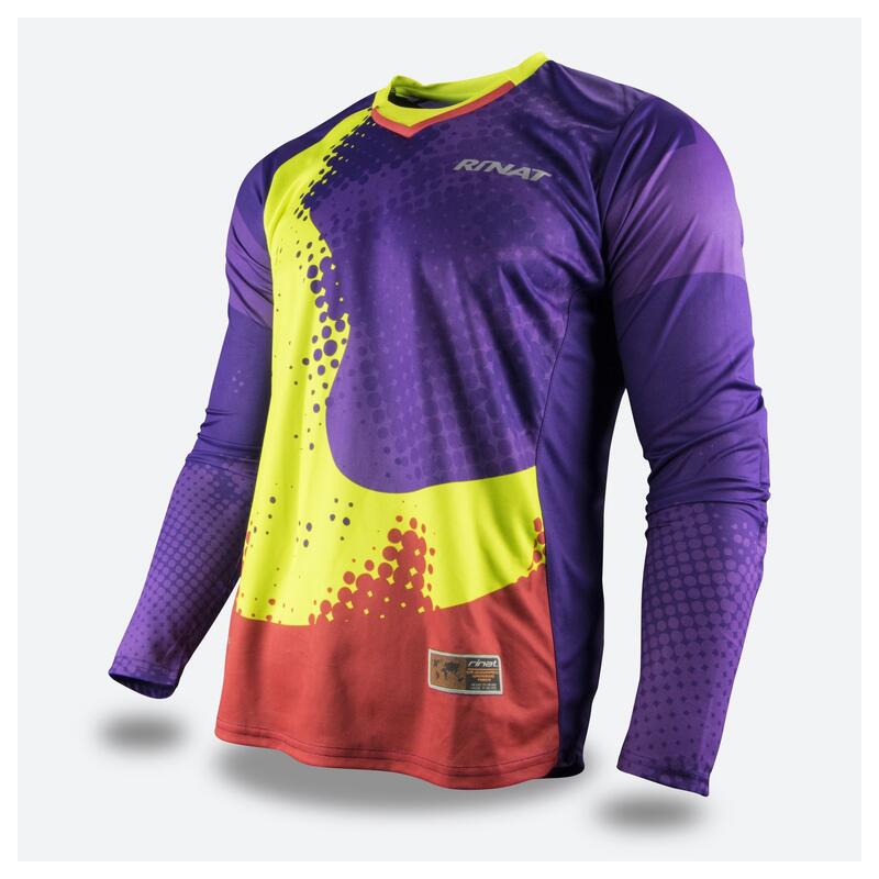 Jersey De Portero Infantil Rinat Jersey Hypernova  Morado/neon/rosa