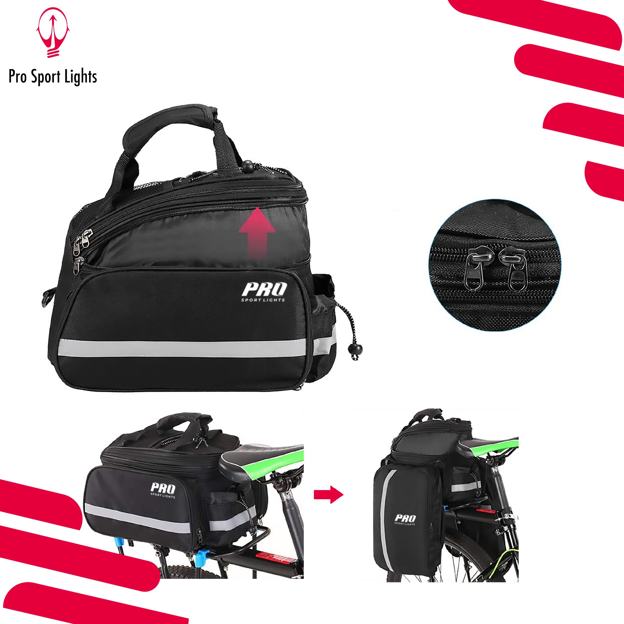 Sac de cofe de vélo 2 en 1, double face, arrière T1, sacoche de siège arrière de vélo, sac de vélo de route de montagne, sac de vélo Electrolux  18
