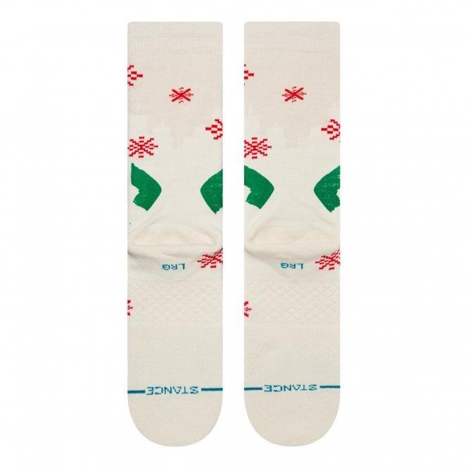 Stance Buddy The Elf Crew Socks - Off White 3/3