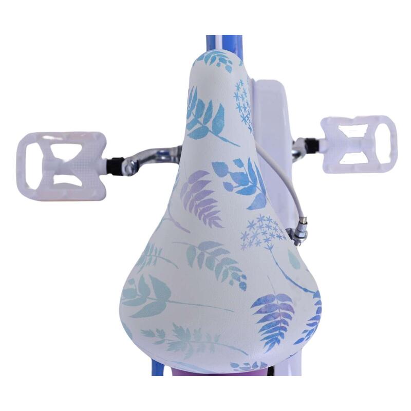 Disney Frozen 2 Vélo pour enfants Filles 14 pouces Bleu/Violet Deux freins à