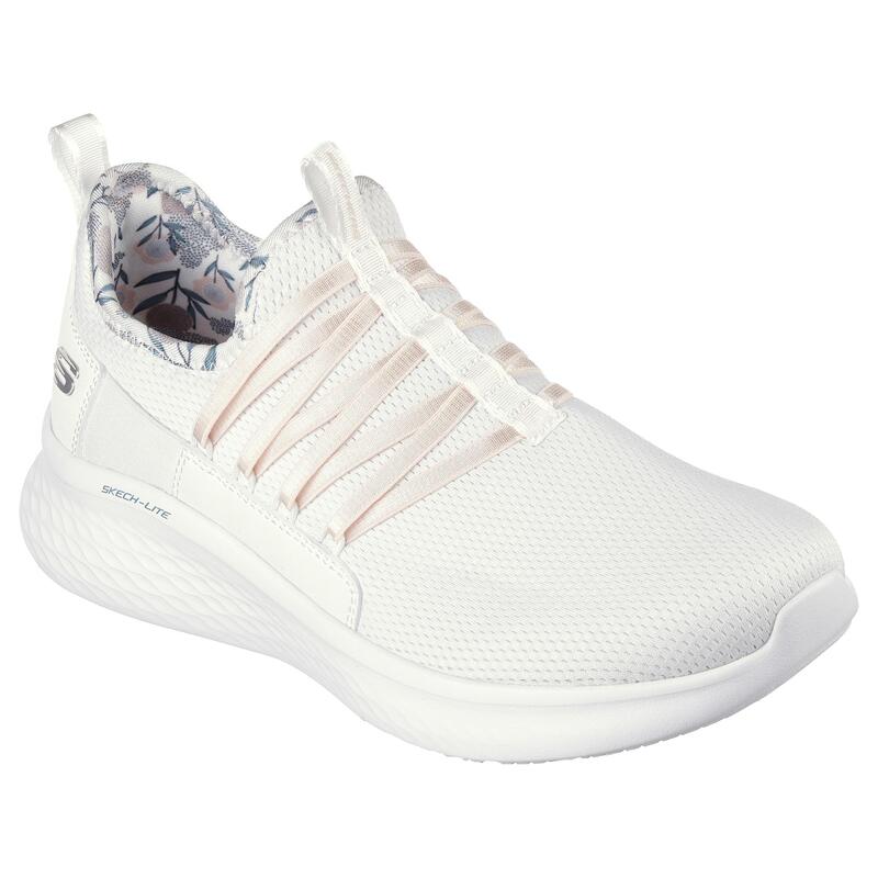 Zapatillas Deportivas Caminar Mujer Skechers 149989_WMLT Blancas sin Cordones