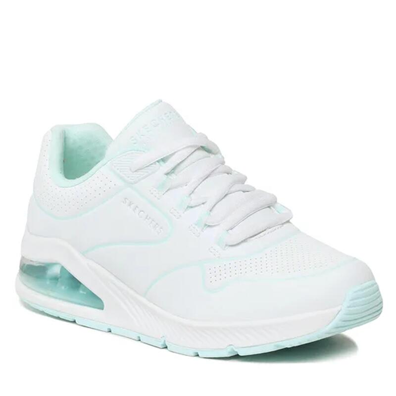 Zapatillas Deportivas Caminar Mujer Skechers 155629_WLBL Blancas con Cordones