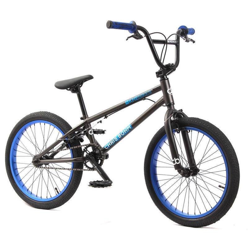 BICICLETA BMX CHRIS BÖHM CRIANÇAS PRATA 11,3KG 20 POLEGADAS KHEBIKES