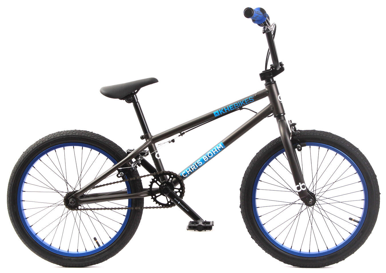 KHEBIKES BMX fiets Chris Böhm kinderen zilver 11,3kg 20 inch KHEbikes