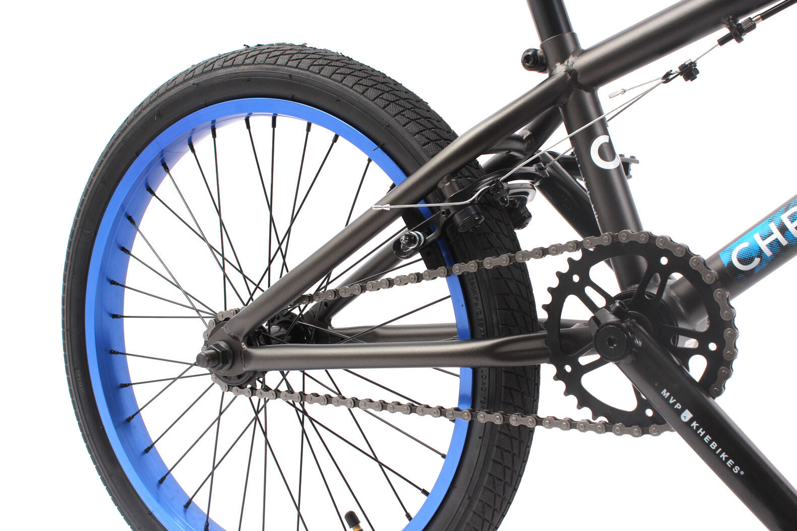 BMX fiets Chris Böhm kinderen zilver 11,3kg 20 inch KHEbikes 6/9