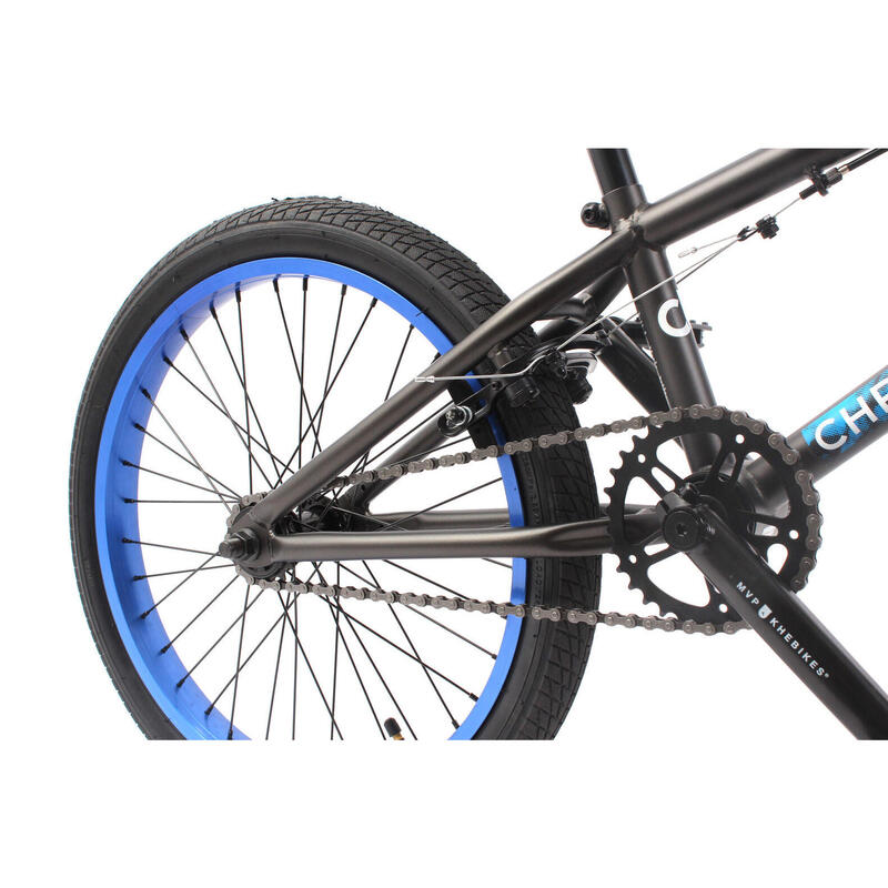 BICICLETA BMX CHRIS BÖHM CRIANÇAS PRATA 11,3KG 20 POLEGADAS KHEBIKES