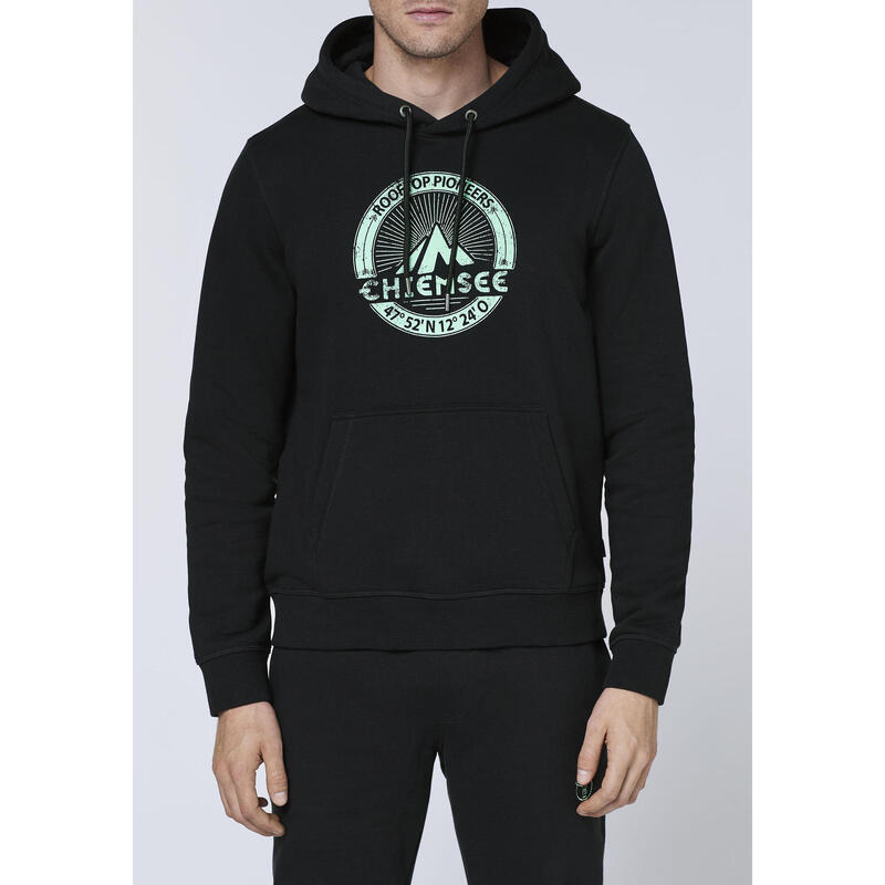 Hoodie mit Label-Mountain-Motiv