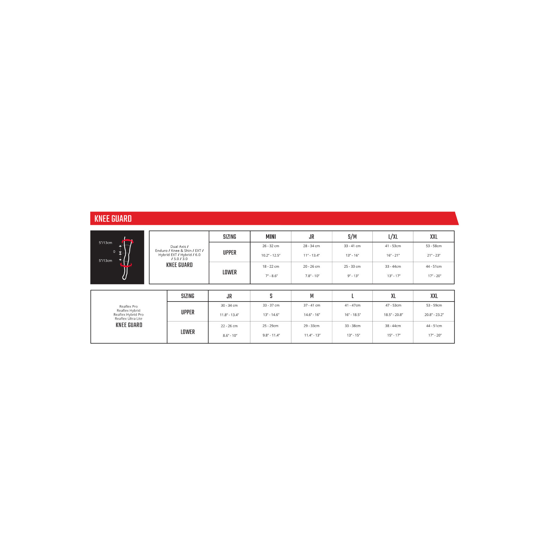 Joelheiras ReaFlex Pro 5/8