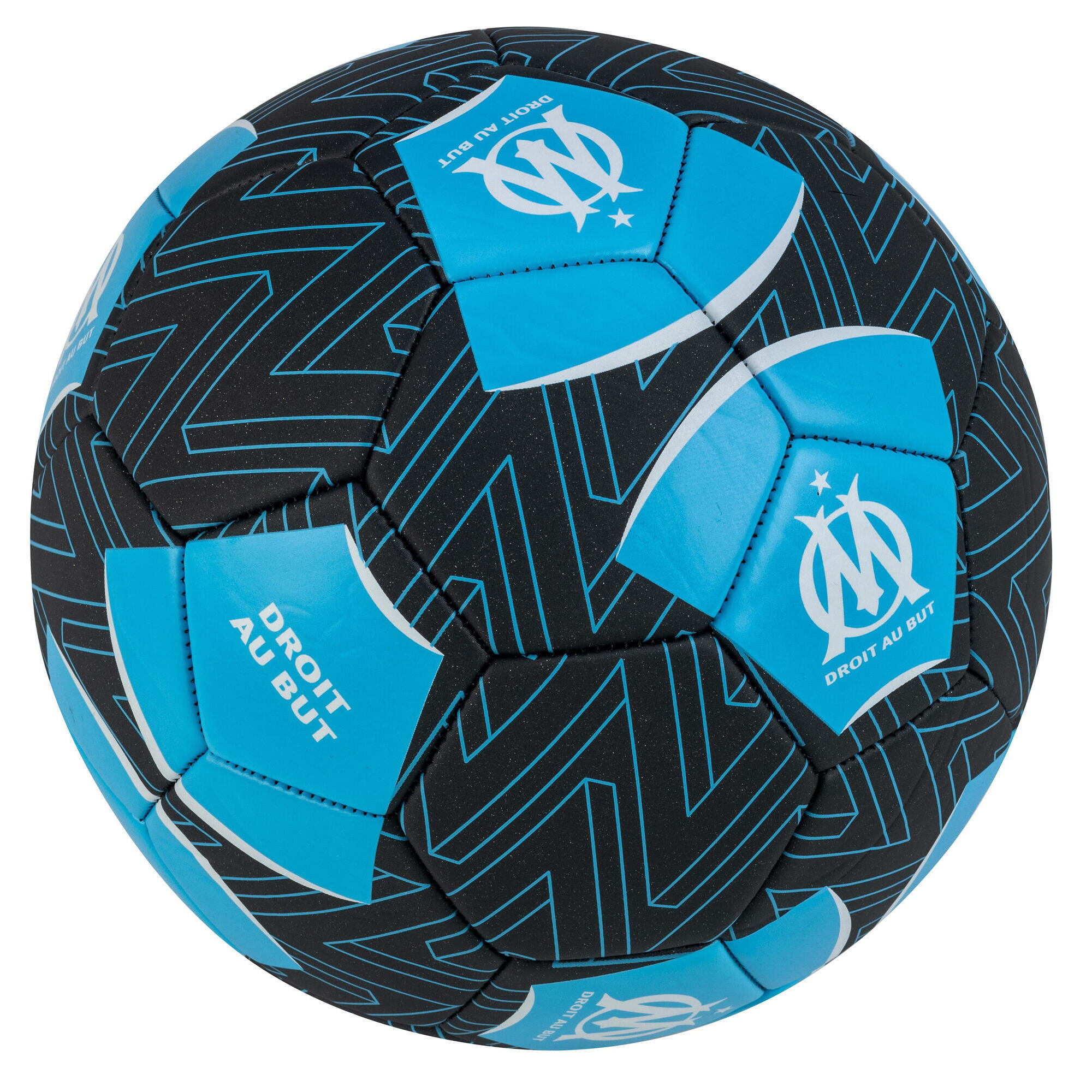Om - Ballon De Football Om - Officiel Olympique De Marseille - Taille 5 - Ballon De Foot - Noir - 5 - Decathlon