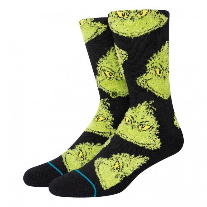 STANCE Stance The Grinch Mean One Crew Socks - Black