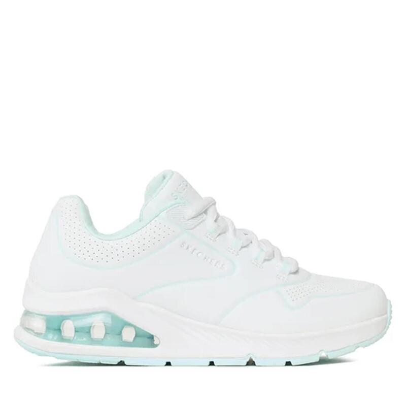 Zapatillas Deportivas Caminar Mujer Skechers 155629_WLBL Blancas con Cordones