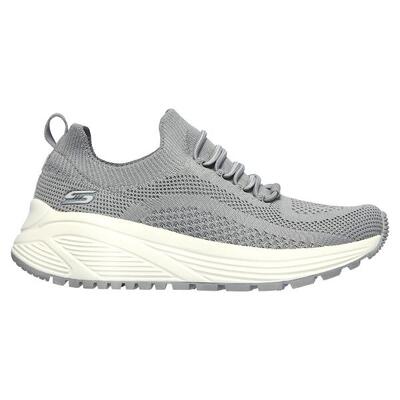 Zapatillas Deportivas Caminar Mujer Skechers 117027_GRY Grises con Cordones