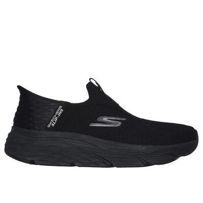 Zapatillas Deportivas Caminar Hombre Skechers 220389_BBK Negras sin Cordones