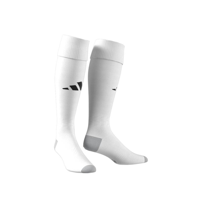 Calcetines fútbol adulto tecnología humedad Aeroready adidas Milano 23 blanco