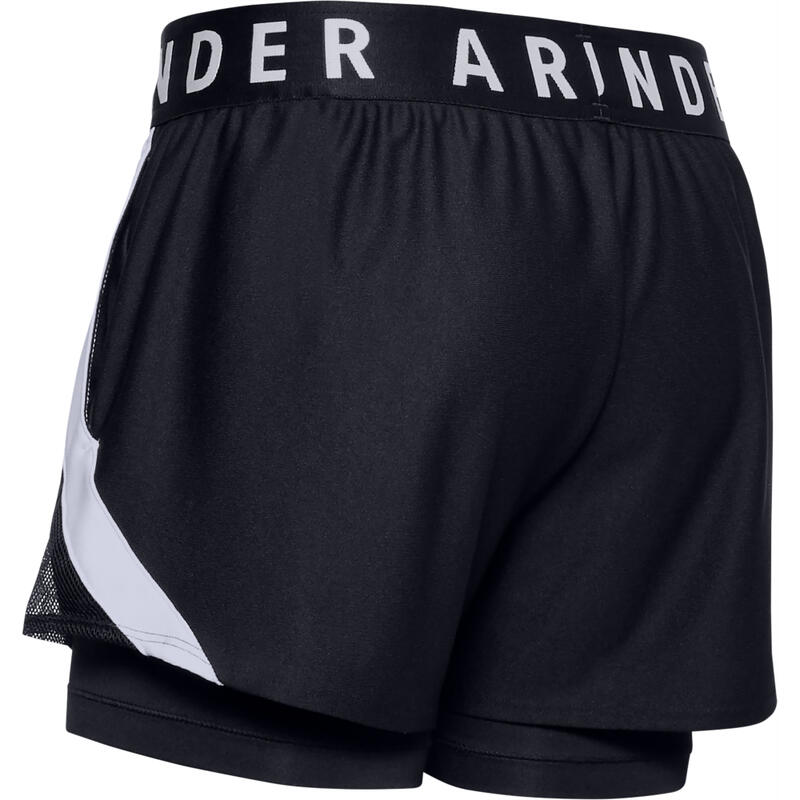 Calções Curtos Under Armor Play Up Preto Mulher